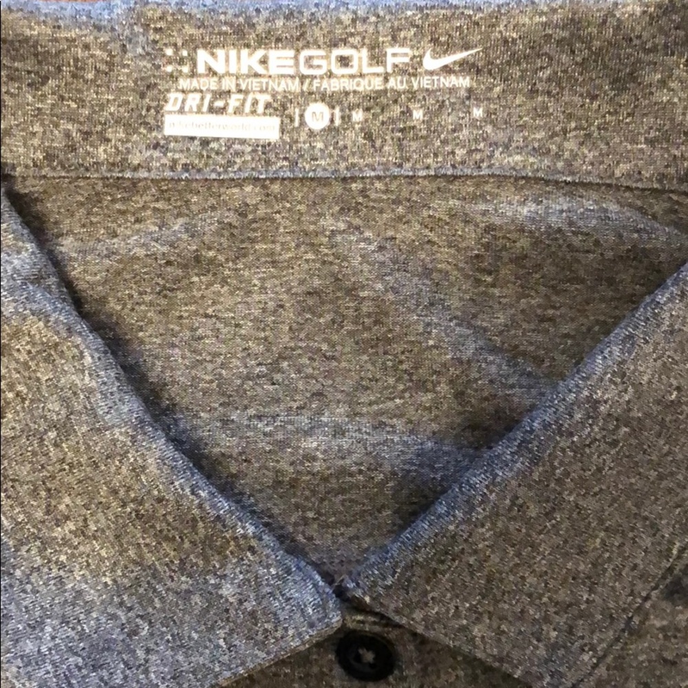 Nike Women’s Golf Polo, Dri-FIT, Contrast Stitch, Swoosh, EUC - Picture 4 of 14
